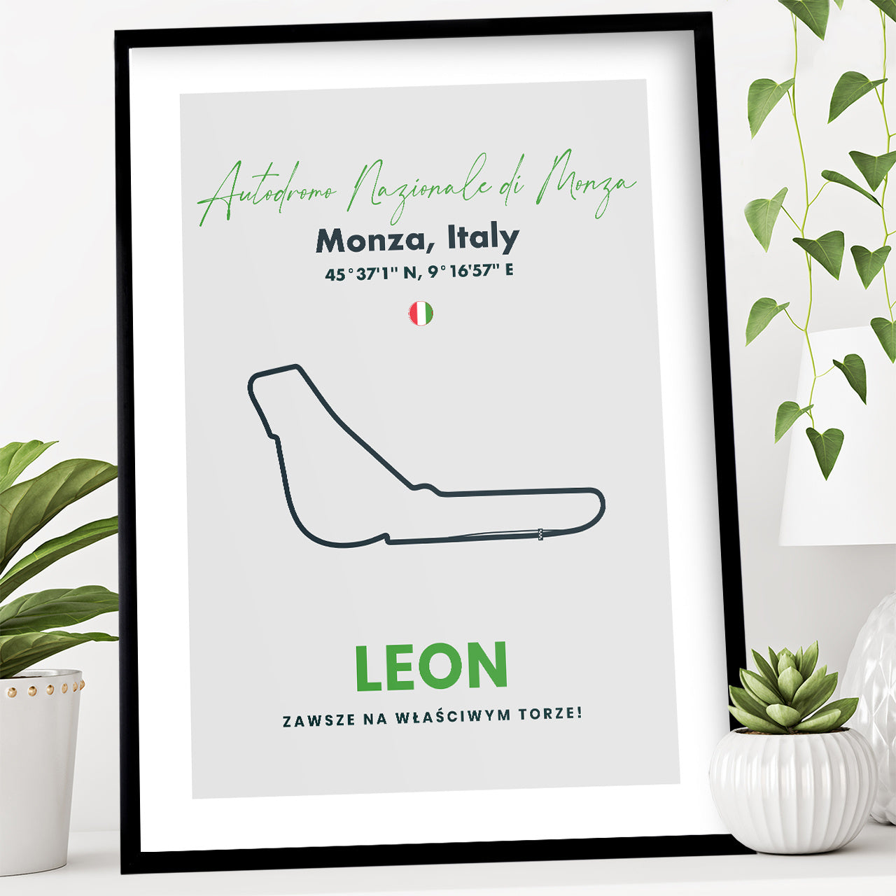 Plakat F1 - tor wyścigowy