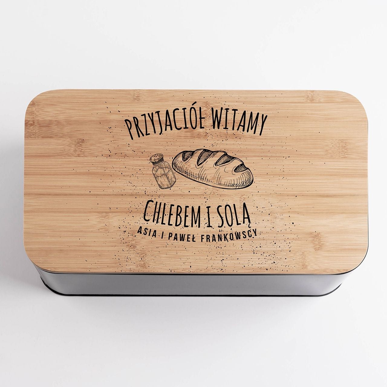 Chlebak na prezent z okazji parapetówki prezent na parapetówkę pojemnik na chleb pojemnik do chleba