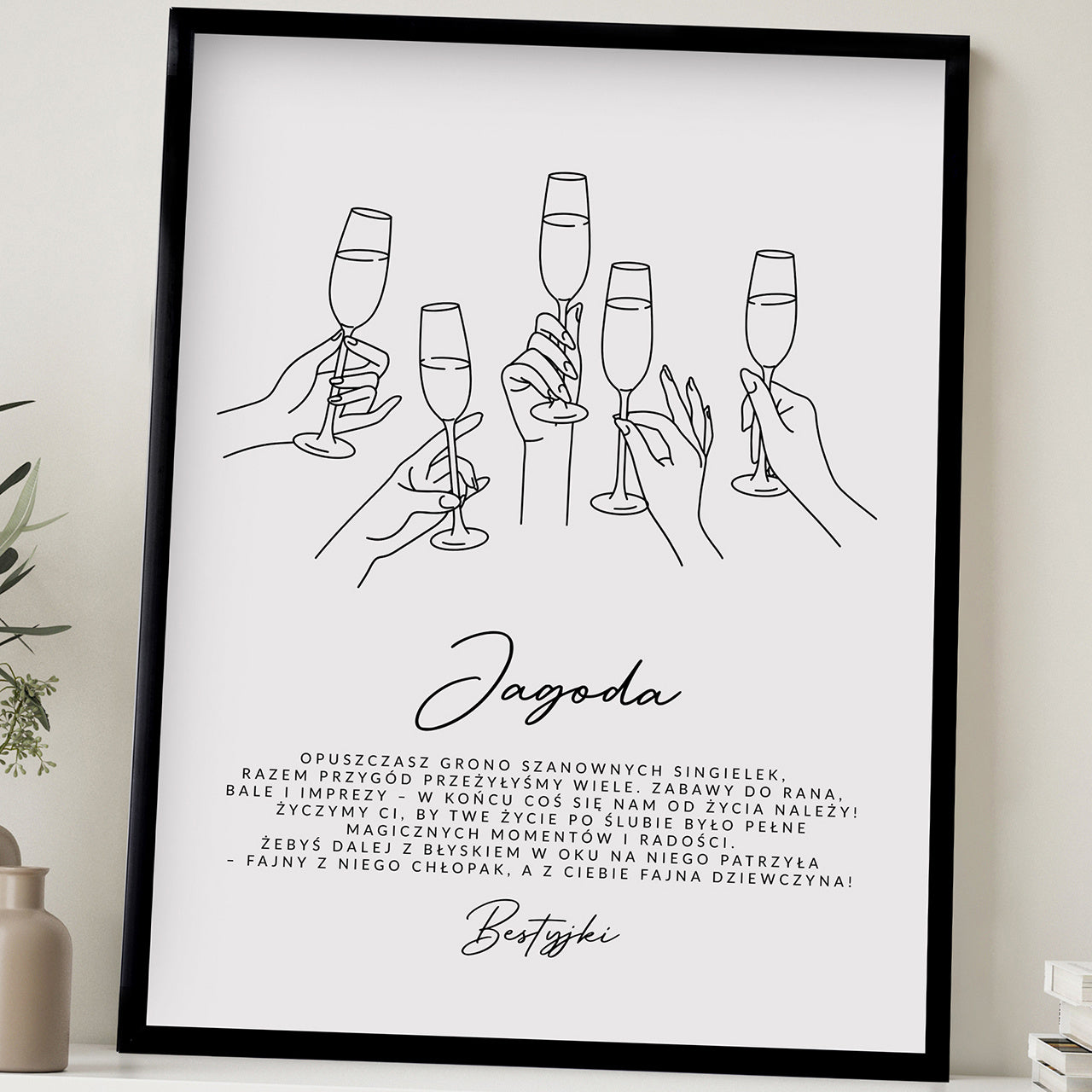 Plakat na Wieczór Panieński