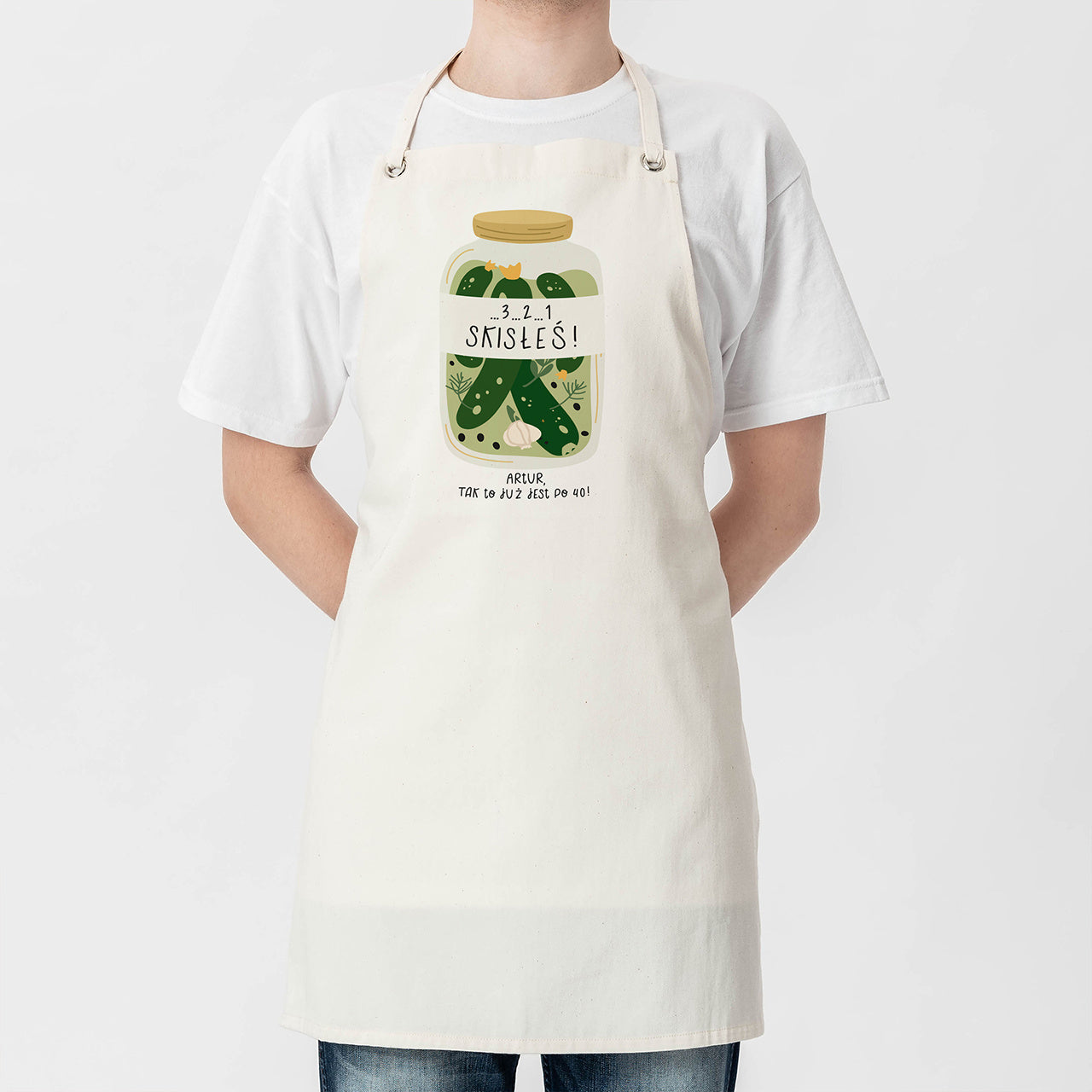 Śmieszny fartuch na 40 urodziny – skisłeś prezent na 40 urodziny dla mężczyzny