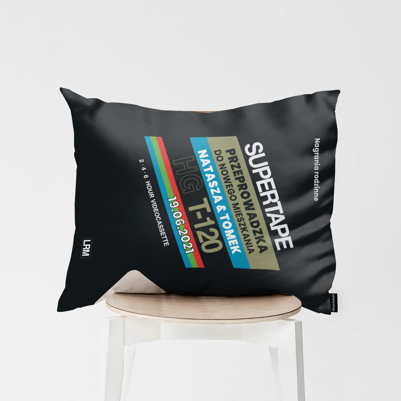 Poduszka dekoracyjna - prezent na parapetówkę dla znajomych prezent na nowy dom prezent dla znajomych