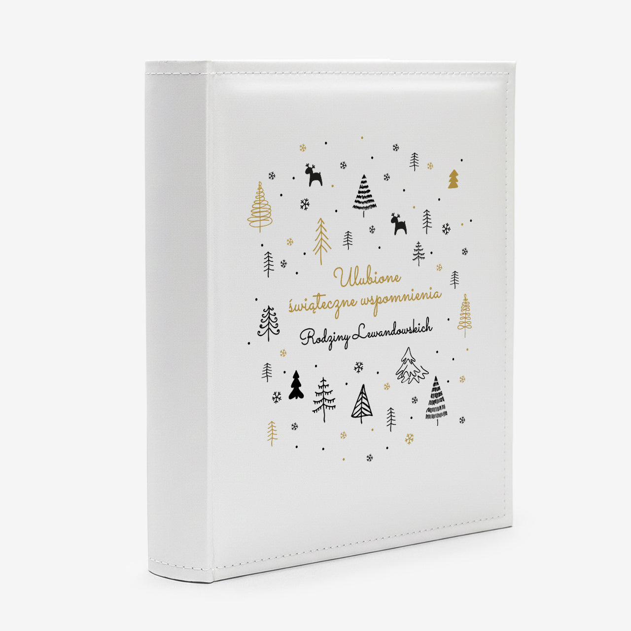 Personalizowany album świąteczny - prezent dla rodziców na święta prezent na święta dla rodziców album na zdjęcia