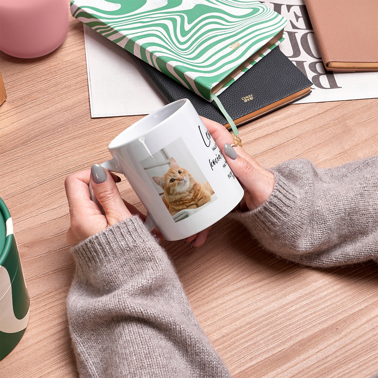 Fotokubek - prezent dla właścicielki kota