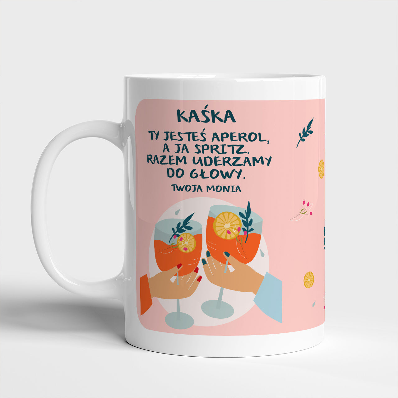 Personalizowany kubek dla przyjaciółki - Aperol Spritz