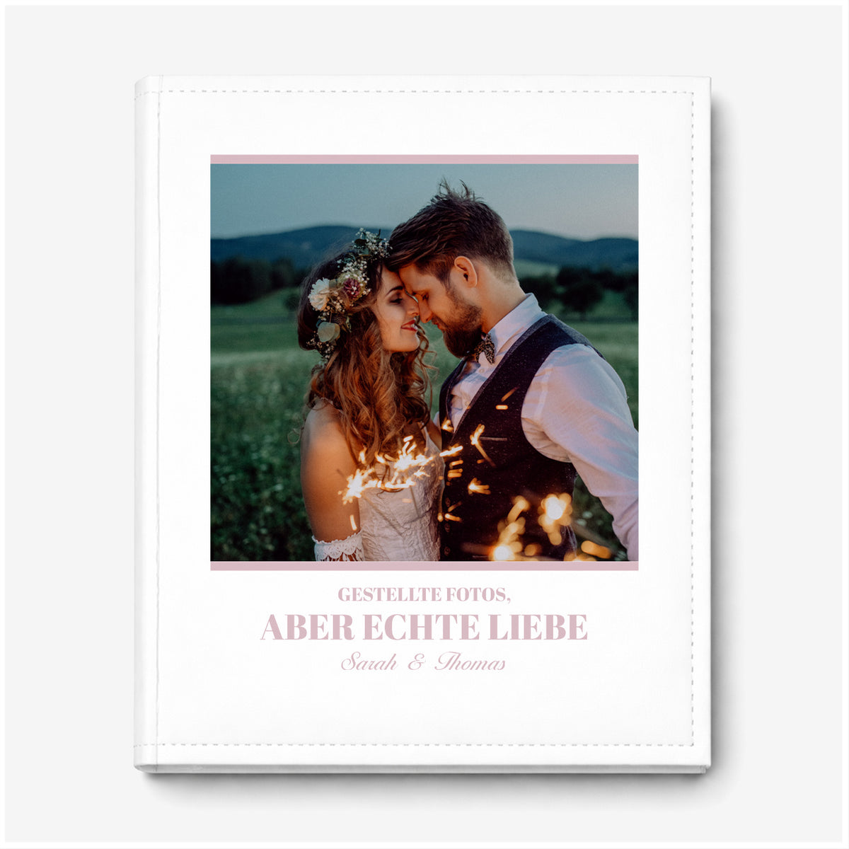 Fotoalbum zum Einkleben - Echte Liebe Geschenk für ein Paar