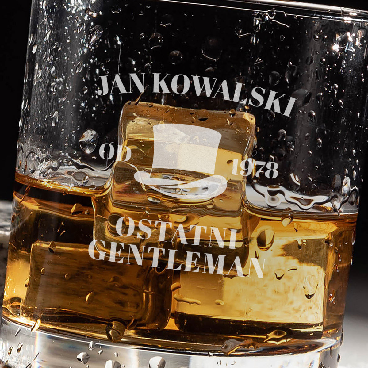 Szklanka z grawerem na urodziny - ostatni gentleman