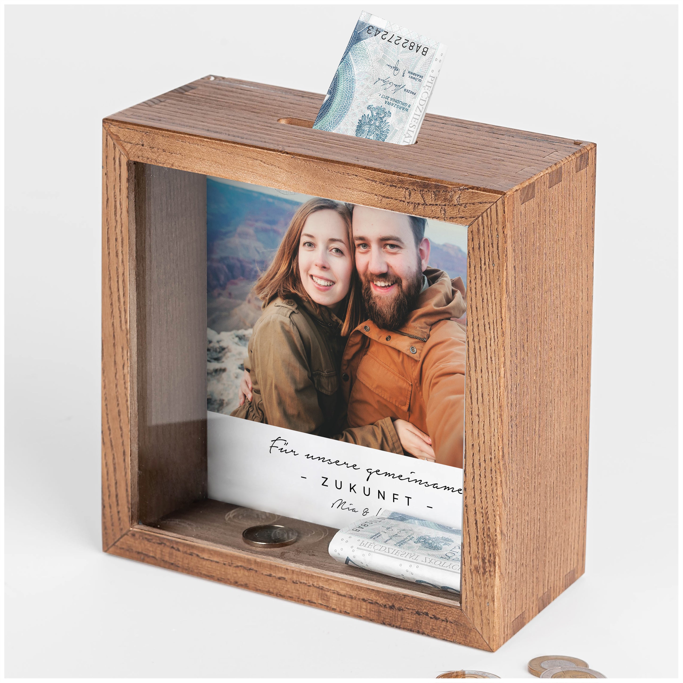 Spardose für Paare FÜR EINE GEMEINSAME ZUKUNFT Geschenk für Paare