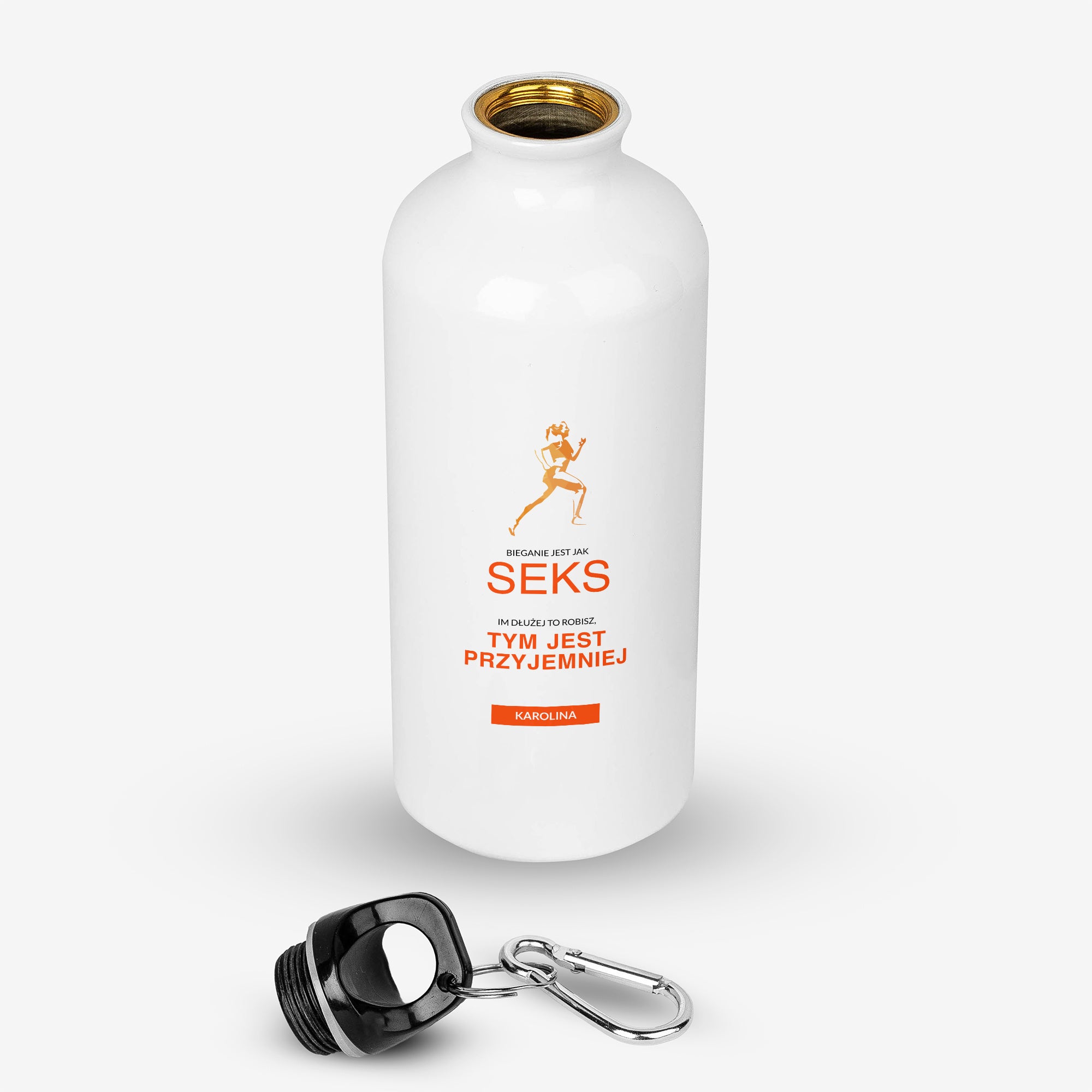 Personalizowany bidon - prezent dla biegaczy prezent dla sportowca bidon personalizowany bidon dla biegacza
