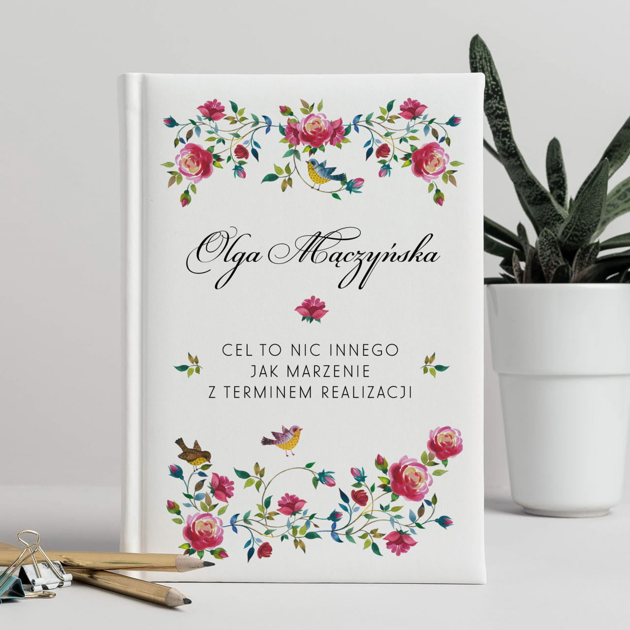 Personalizowany kalendarz dla kobiety kalendarz na prezent upominek dla kobiety kalendarz całoroczny