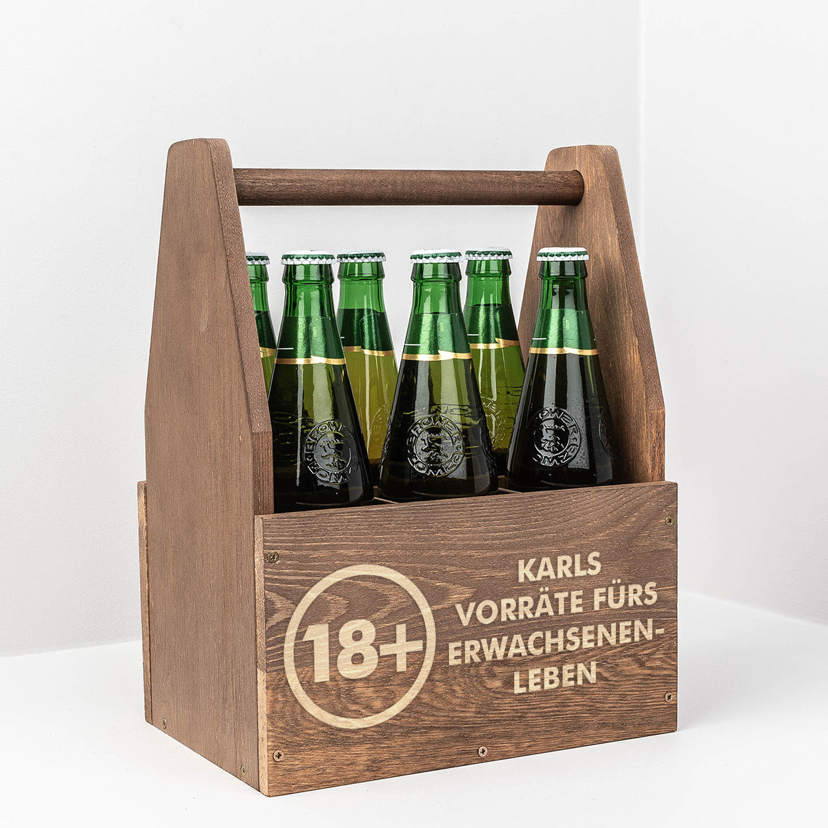 Bierkiste mit Gravur – GESCHENK ZUM 18. GEBURTSTAG