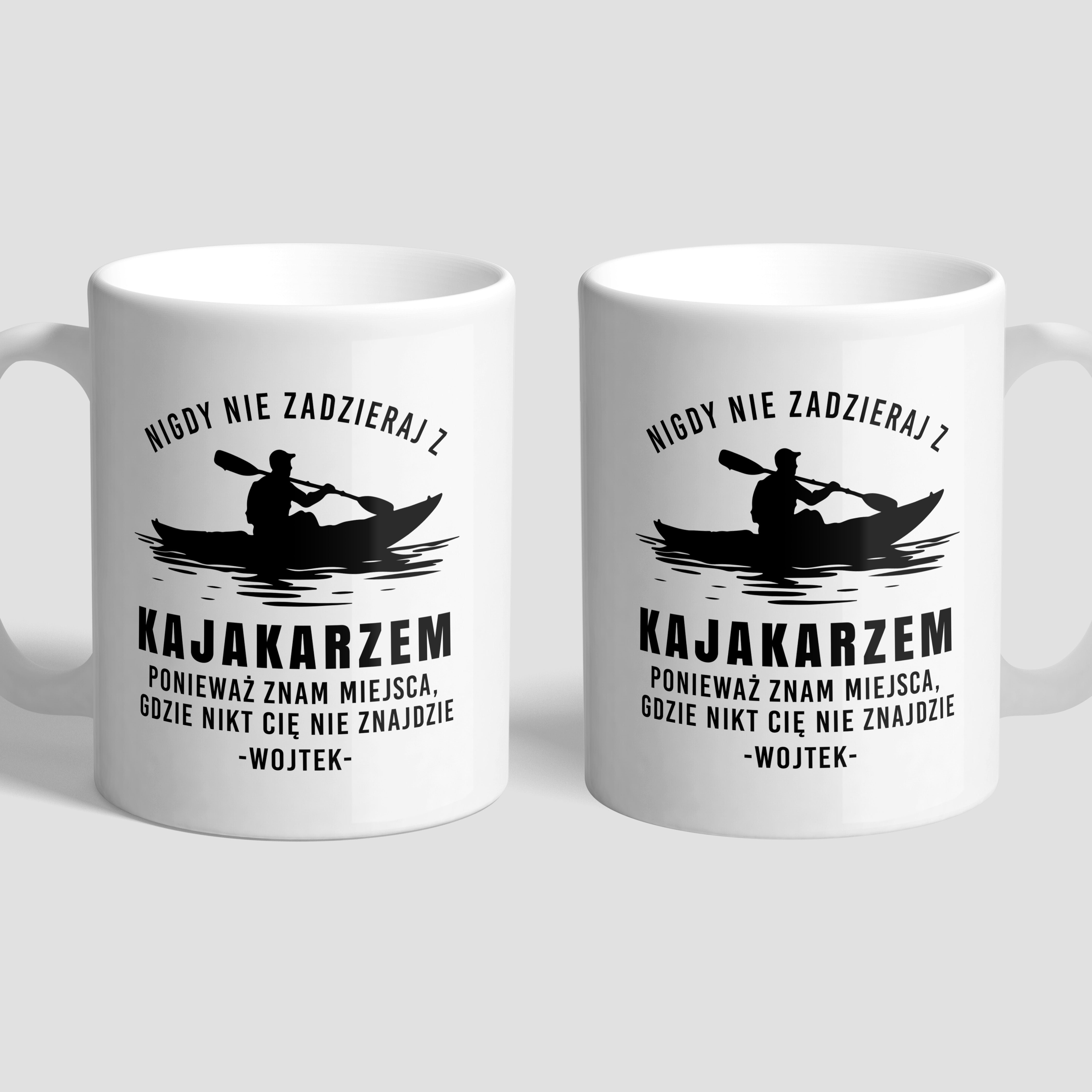 Kubek z personalizacją dla kajakarza