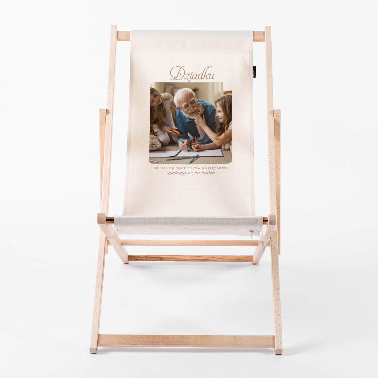Leżak plażowy - oryginalny prezent dla dziadka