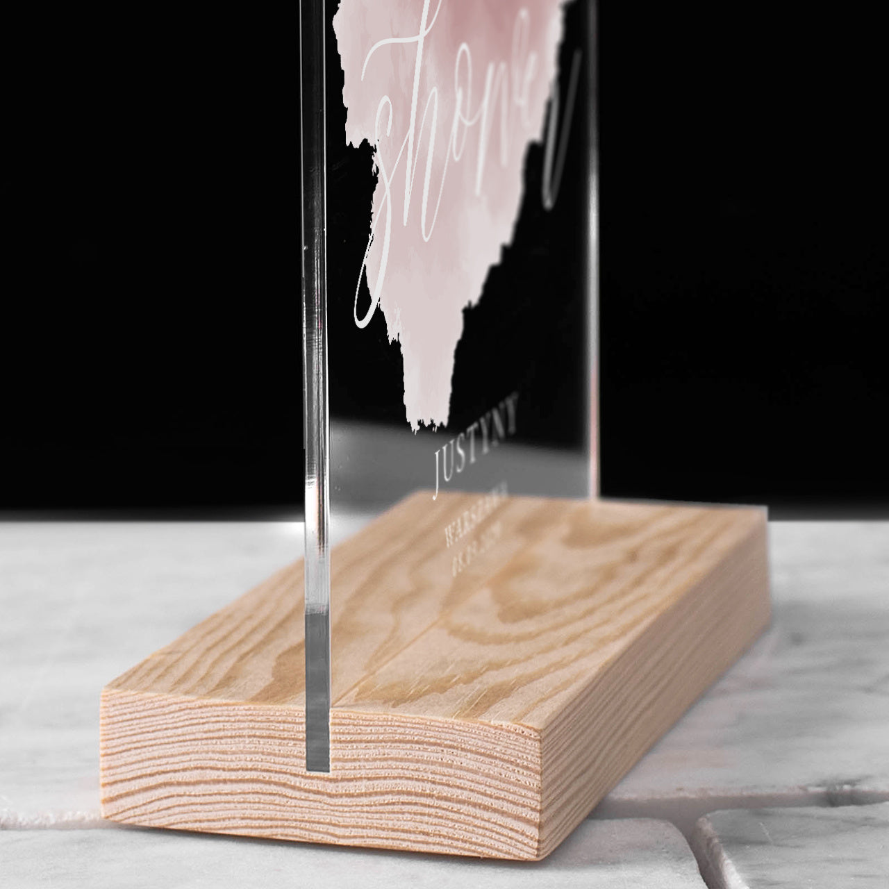 Statuetka z nadrukiem - baby shower girl