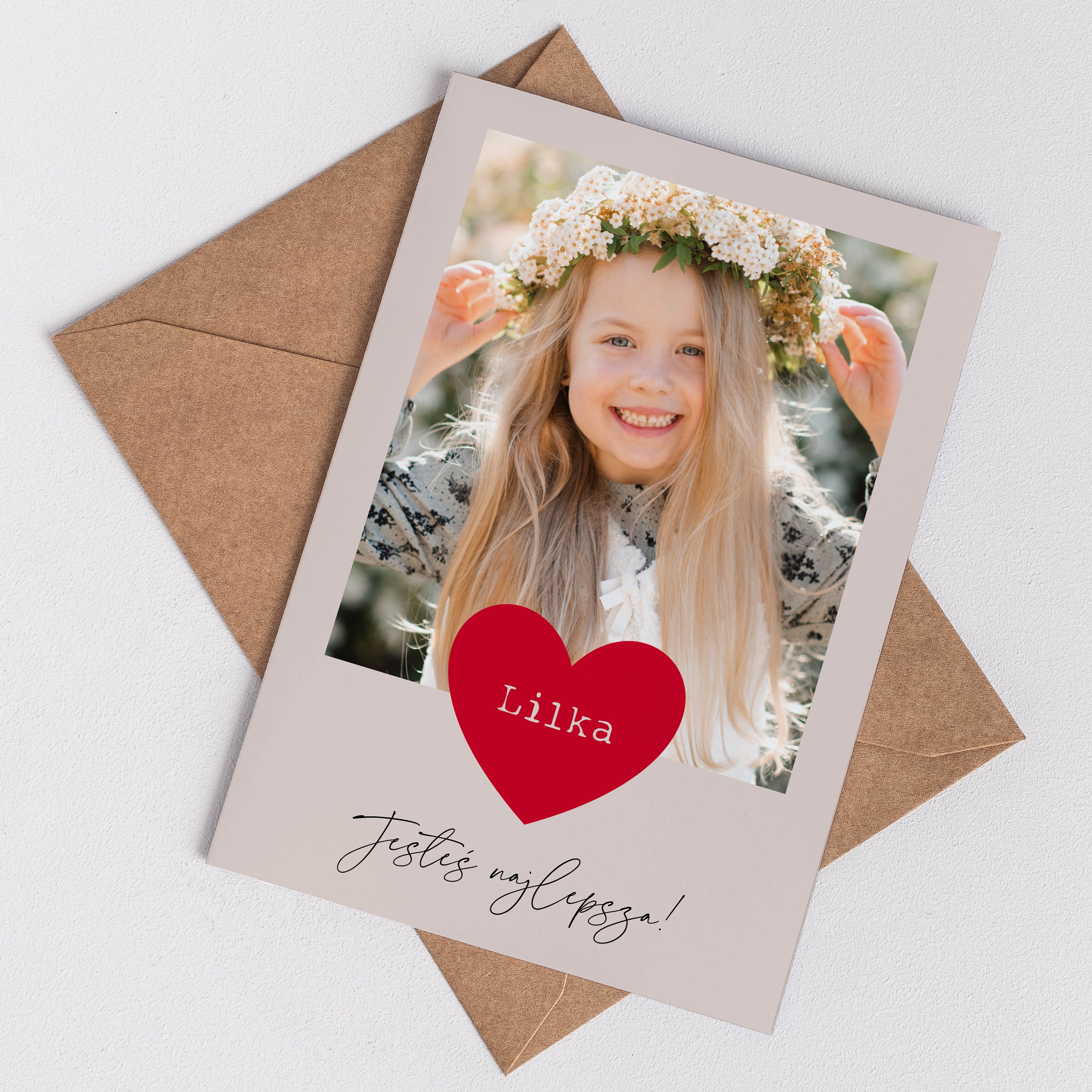 Kartka walentynkowa dla koleżanki z klasy