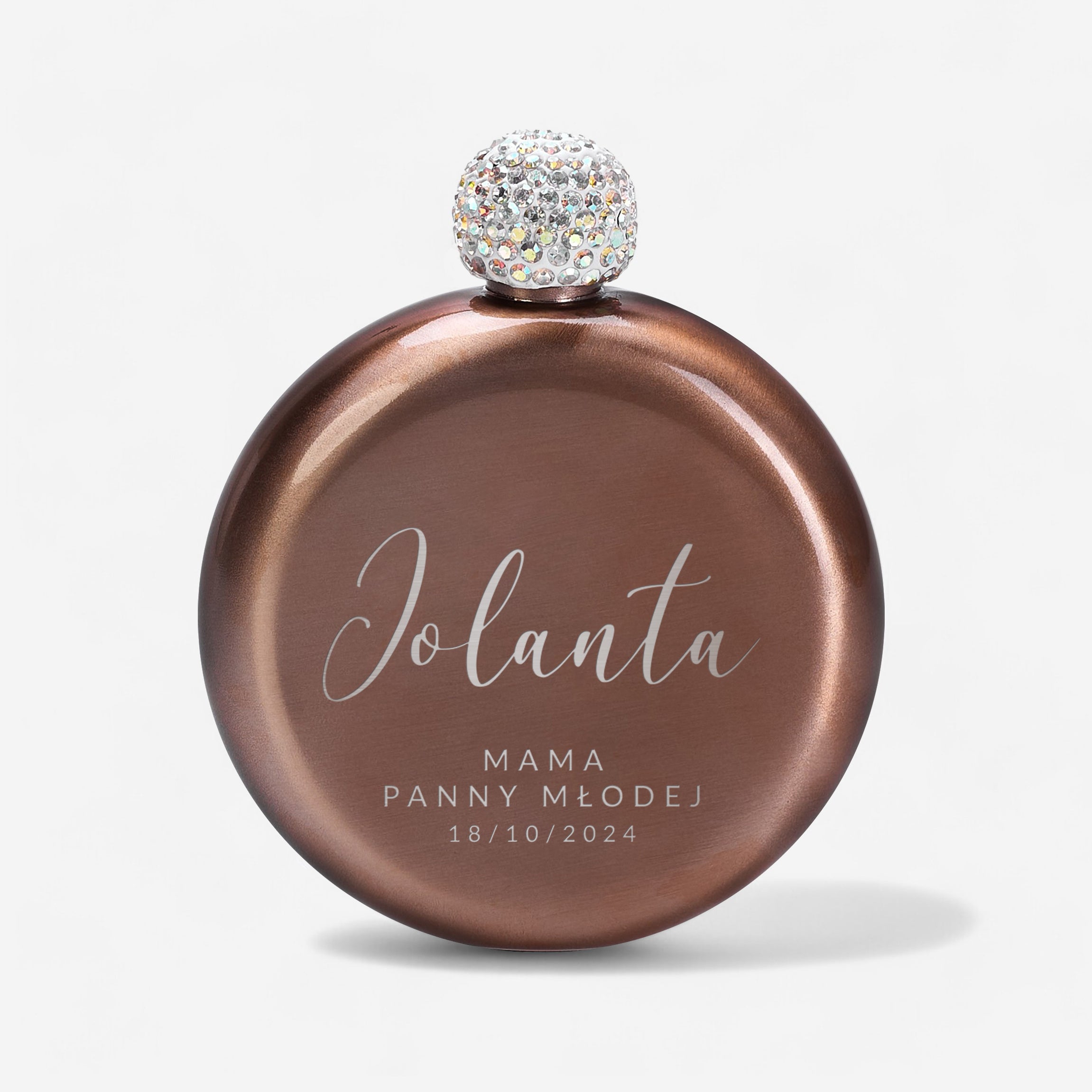 Piersiówka na prezent dla mamy panny młodej