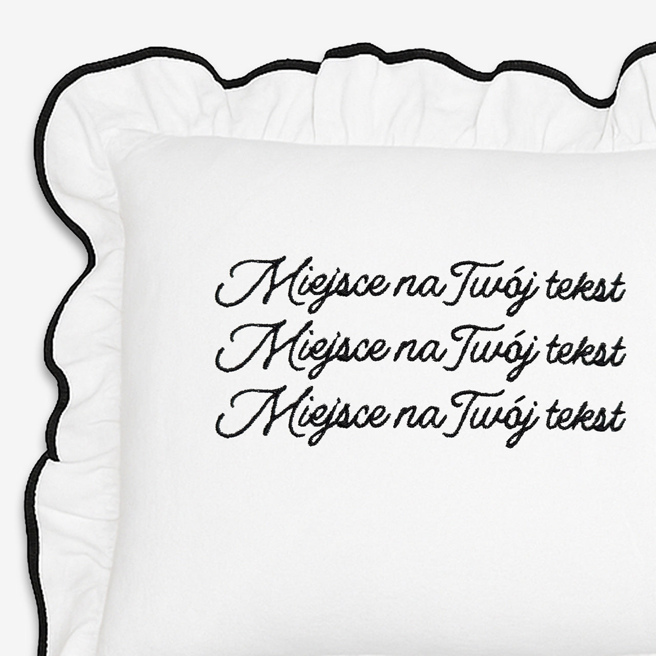 Haftowana poduszka dekoracyjna - personalizowana