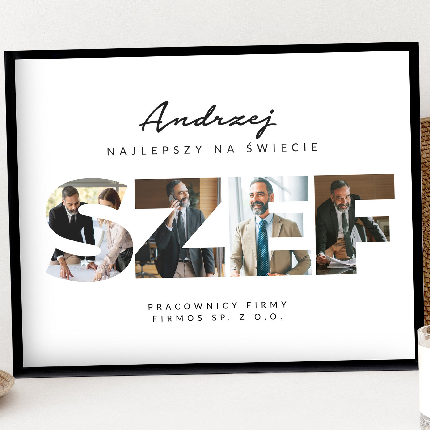 Plakat dla szefa - Najlepszy Szef