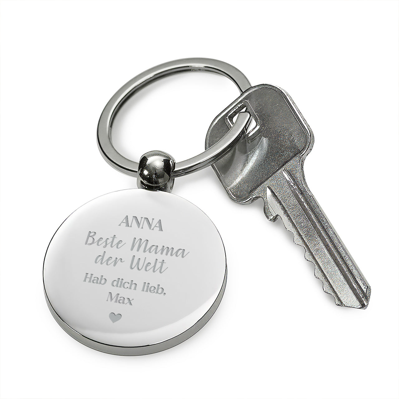 Gravierter Schlüsselanhänger für Mama - Geschenk zum Muttertag