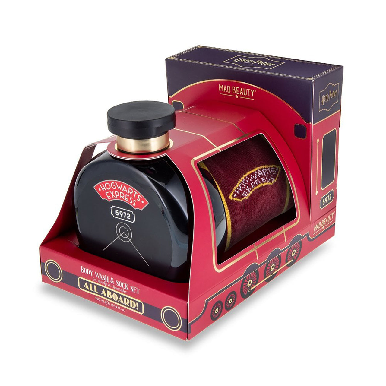  Zestaw prezentowy Harry Potter - żel i skarpety dla mężczyzny prezent harry potter zestaw hogwart do kąpieli
