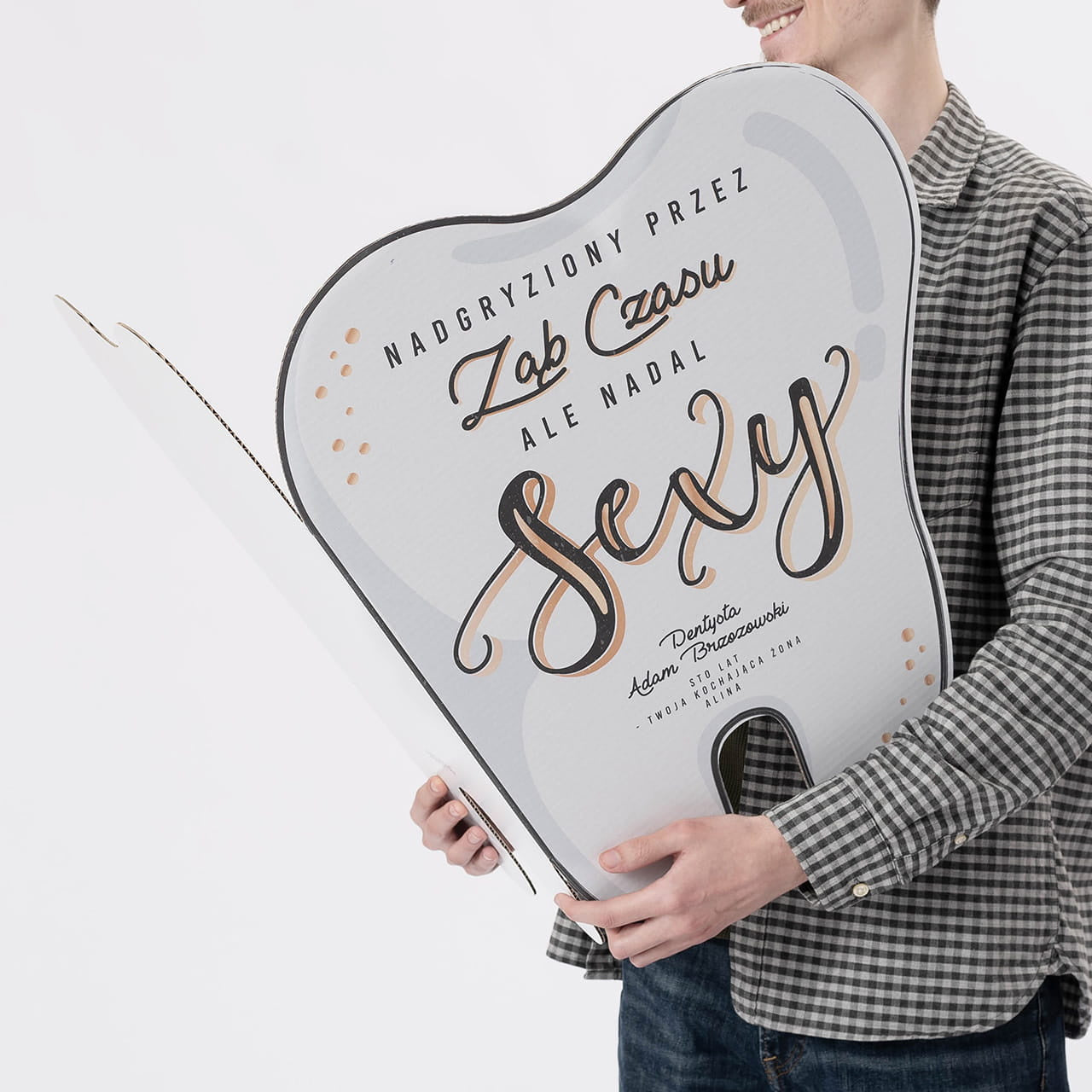 Zabawna kartka dla dentysty - Ząb Czasu