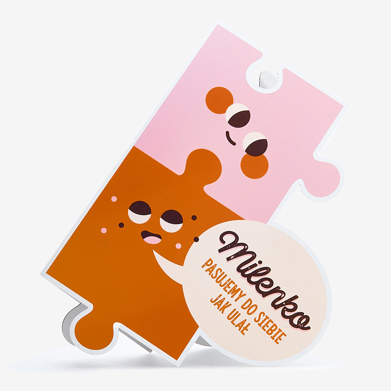 Duża kartka na Walentynki - puzzle