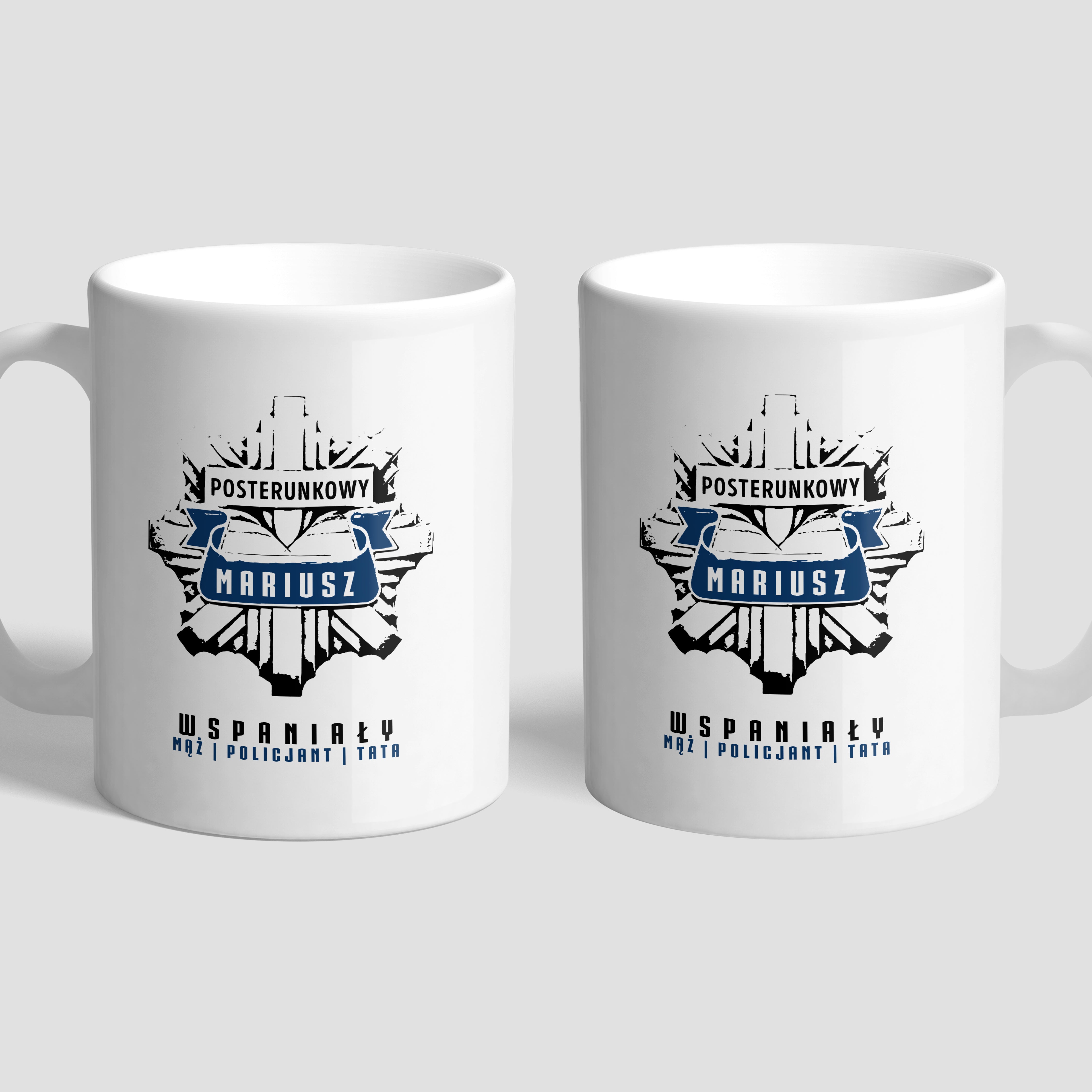 Personalizowany kubek dla policjanta - Służba