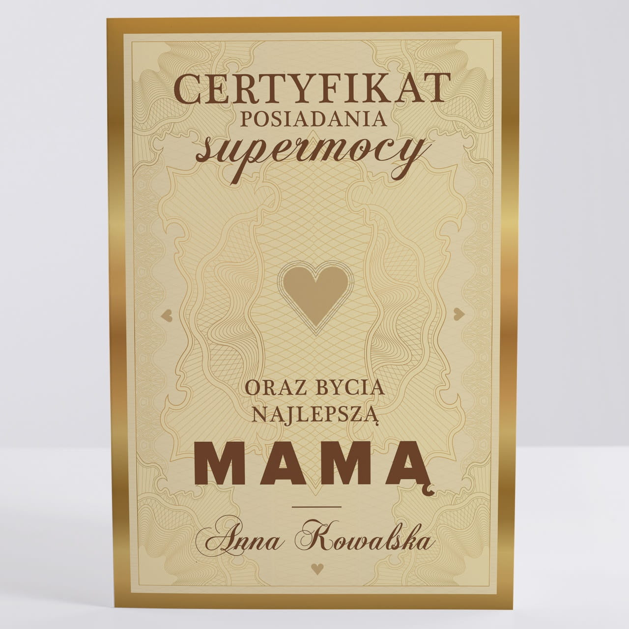 Personalizowana kartka z życzeniami dla mamy kartka personalizowana prezent dla mamy kartka na prezent
