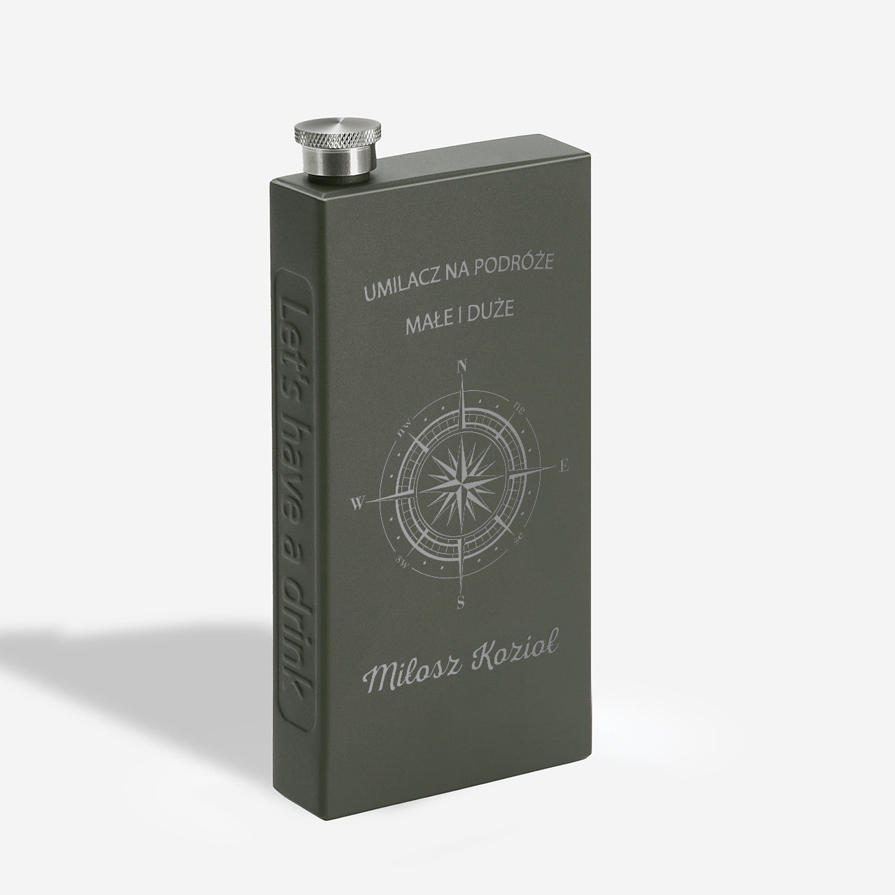 Duża piersiówka dla podróżnika