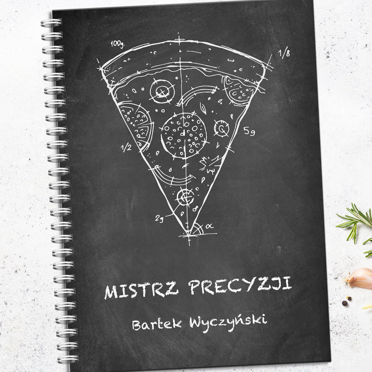 Przepiśnik z personalizacją na prezent dla inżyniera