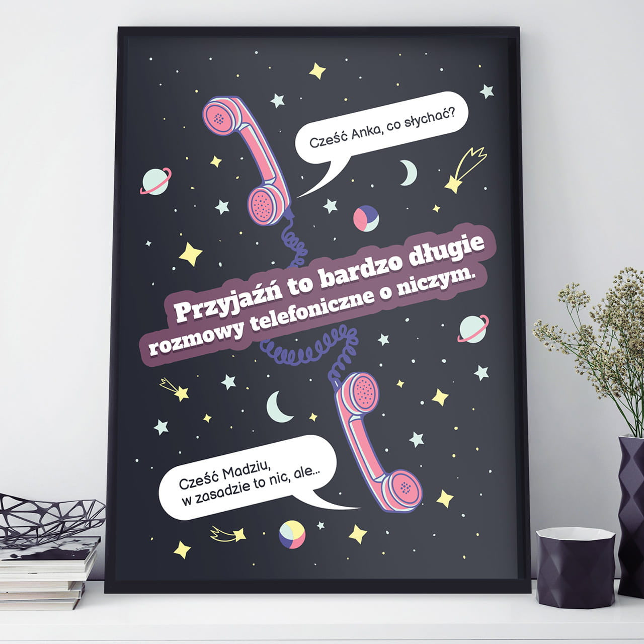 Oryginalny plakat dla przyjaciółki