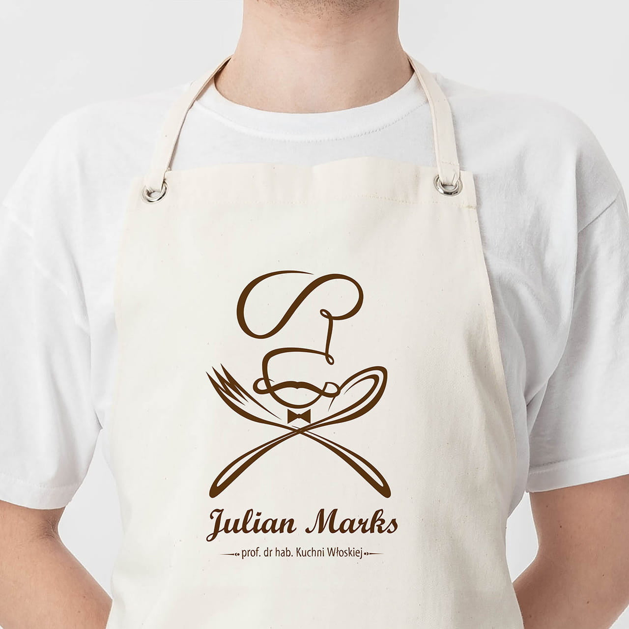Personalizowany fartuch dla kucharza prezent dla kucharza fartuch personalizowany prezent dla szefa kuchni