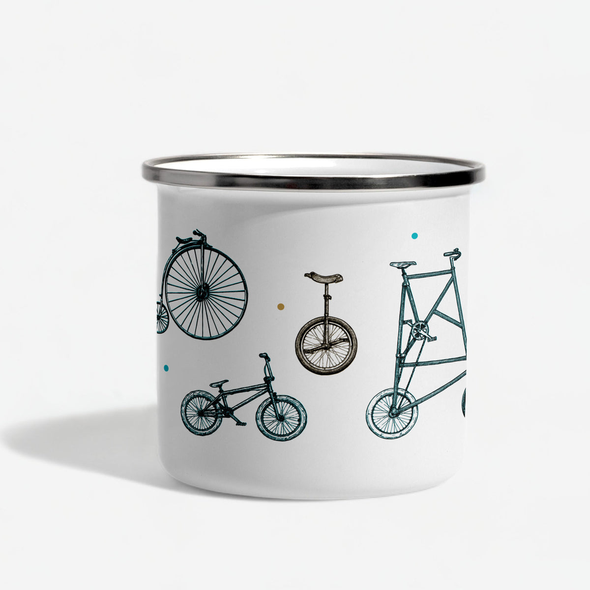 Emaillebecher - Geschenk für Fahrradliebhaber