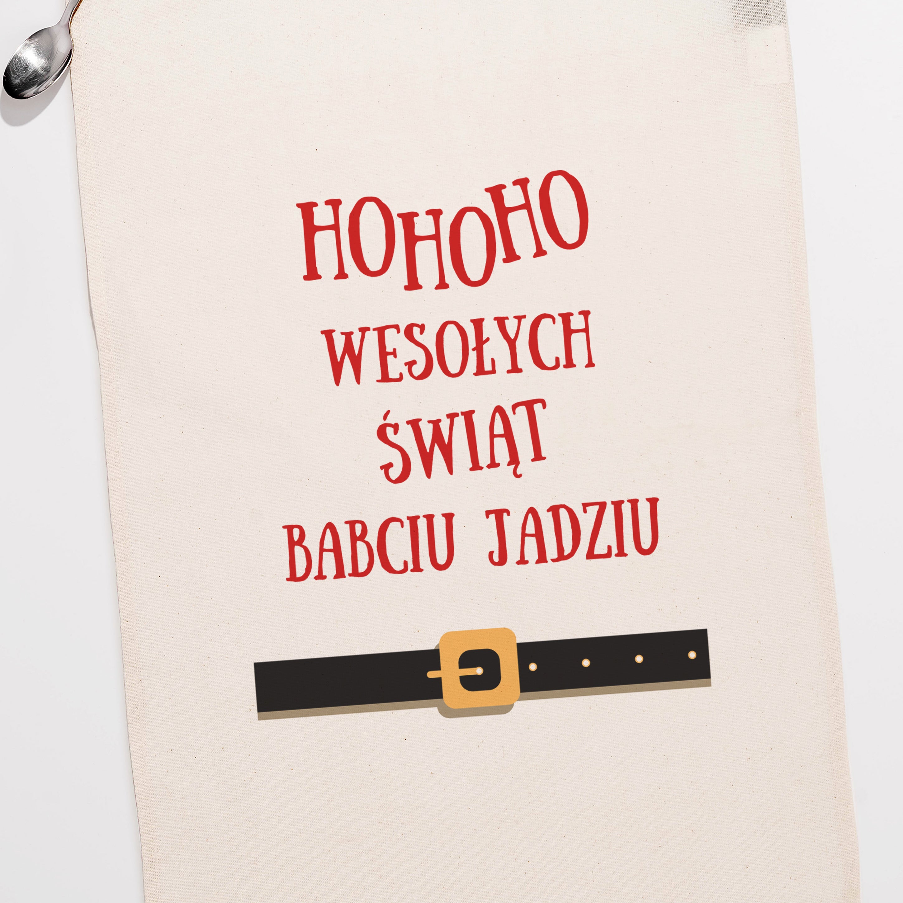 Świąteczna ścierka kuchenna dla babci