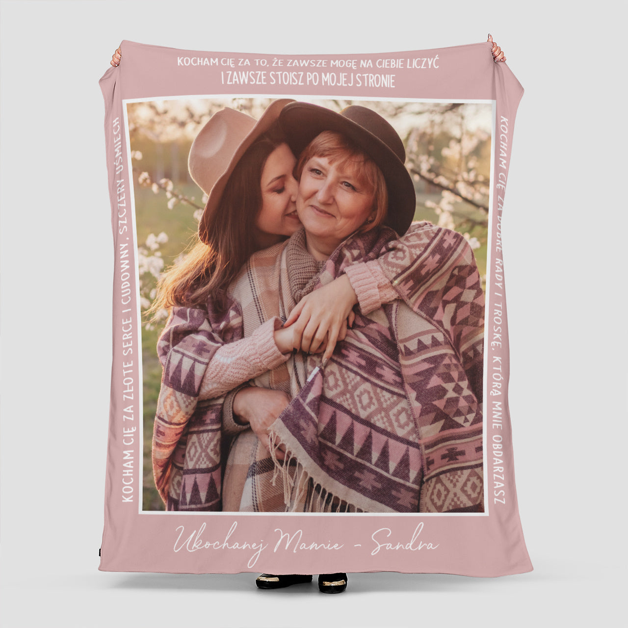 Fotokoc na Dzień Mamy - prezent na Dzień Matki koc ze zdjęciem prezent dla mamy na Dzień Mamy