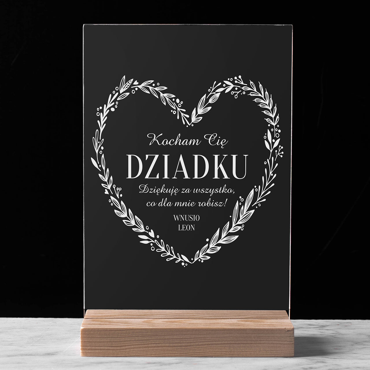 Personalizowana statuetka dla dziadka