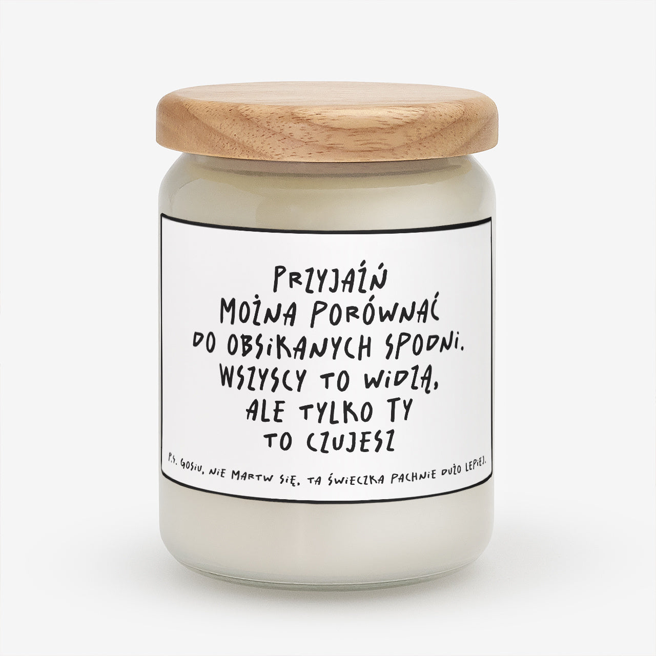 Świeczka personalizowana na prezent dla przyjaciółki świeca zapachowa prezent dla niej świeca na urodziny