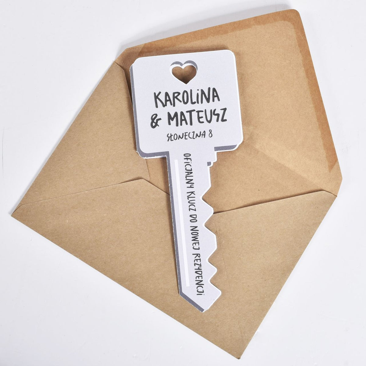 Kartka personalizowana - upominek na parapetówkę
