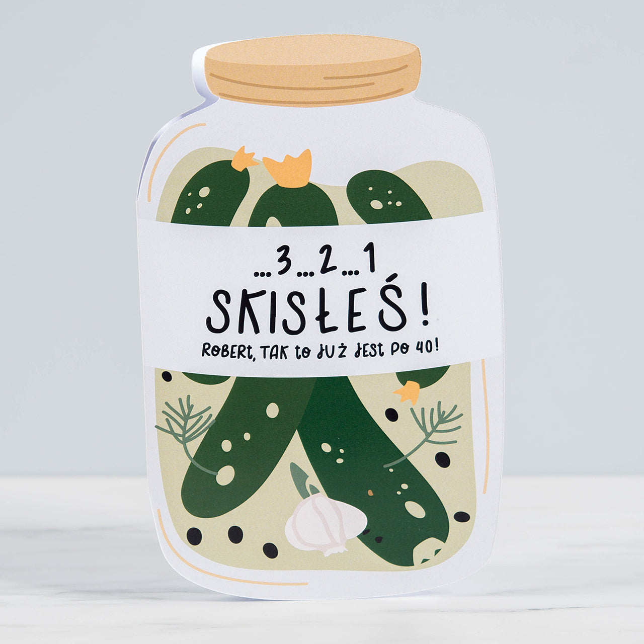 Śmieszna kartka urodzinowa - 3.. 2... 1... Skisłeś! 