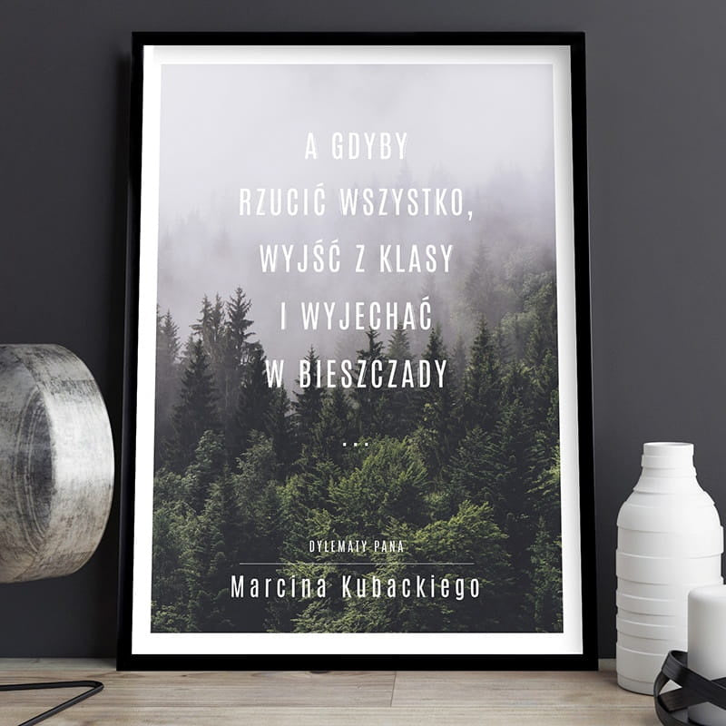 Śmieszny prezent dla nauczyciela - personalizowany plakat