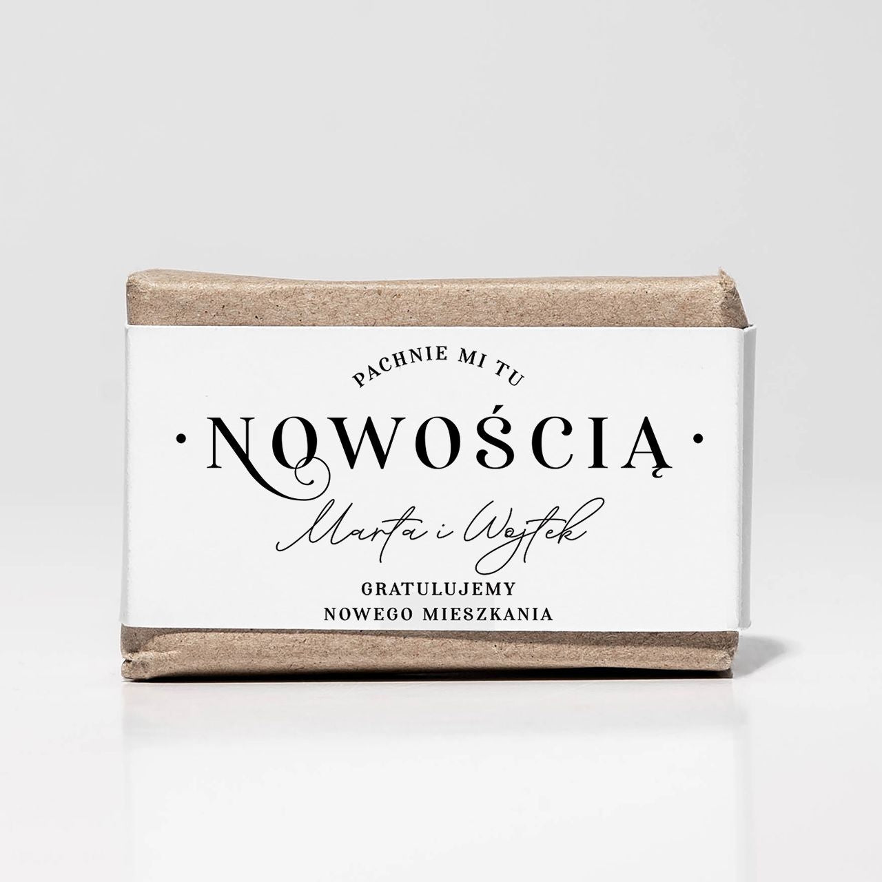 Mydło personalizowane - prezent na nowy dom prezent na parapetówkę prezent do nowego domu mydło na prezent