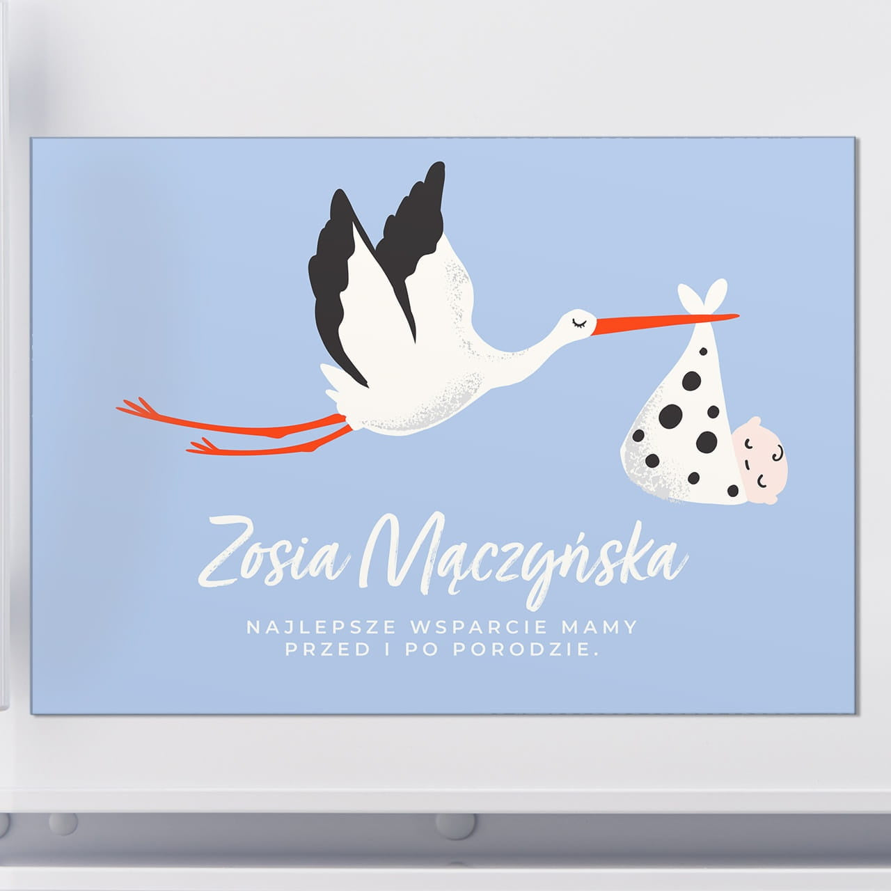 Personalizowany magnes dla położnej prezent dla położnej podziękowanie dla położnej magnes personalizowany