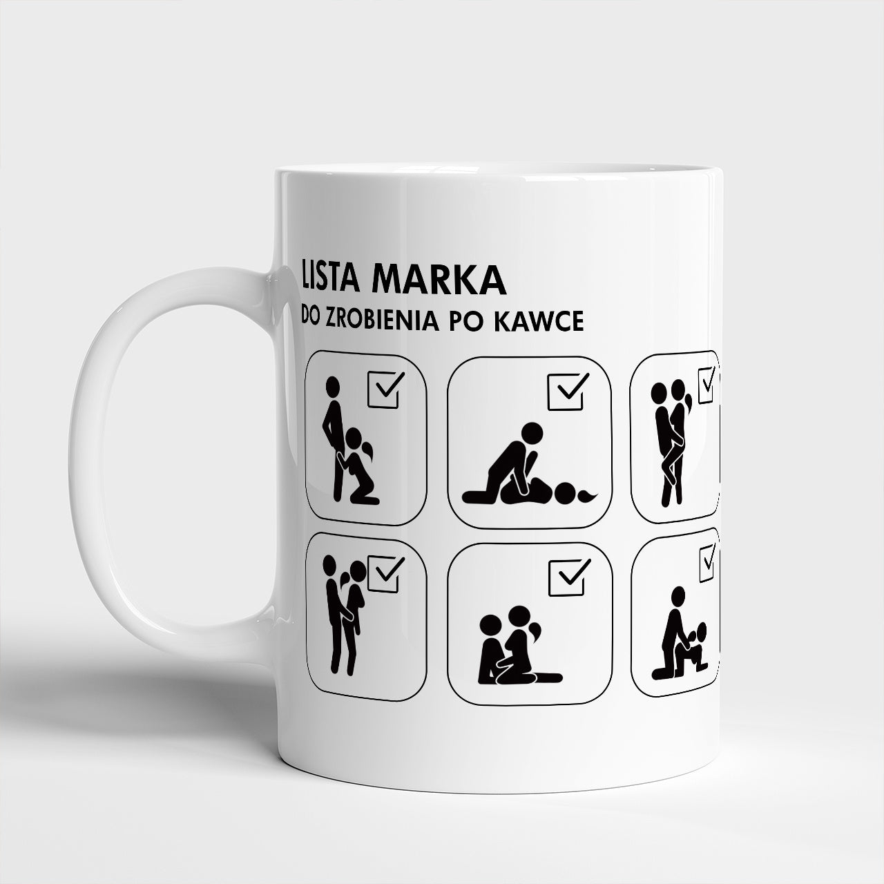 Kubek na walentynki dla niego Aktywne Walentynki prezent na walentynki dla chłopaka kubek dla chłopaka