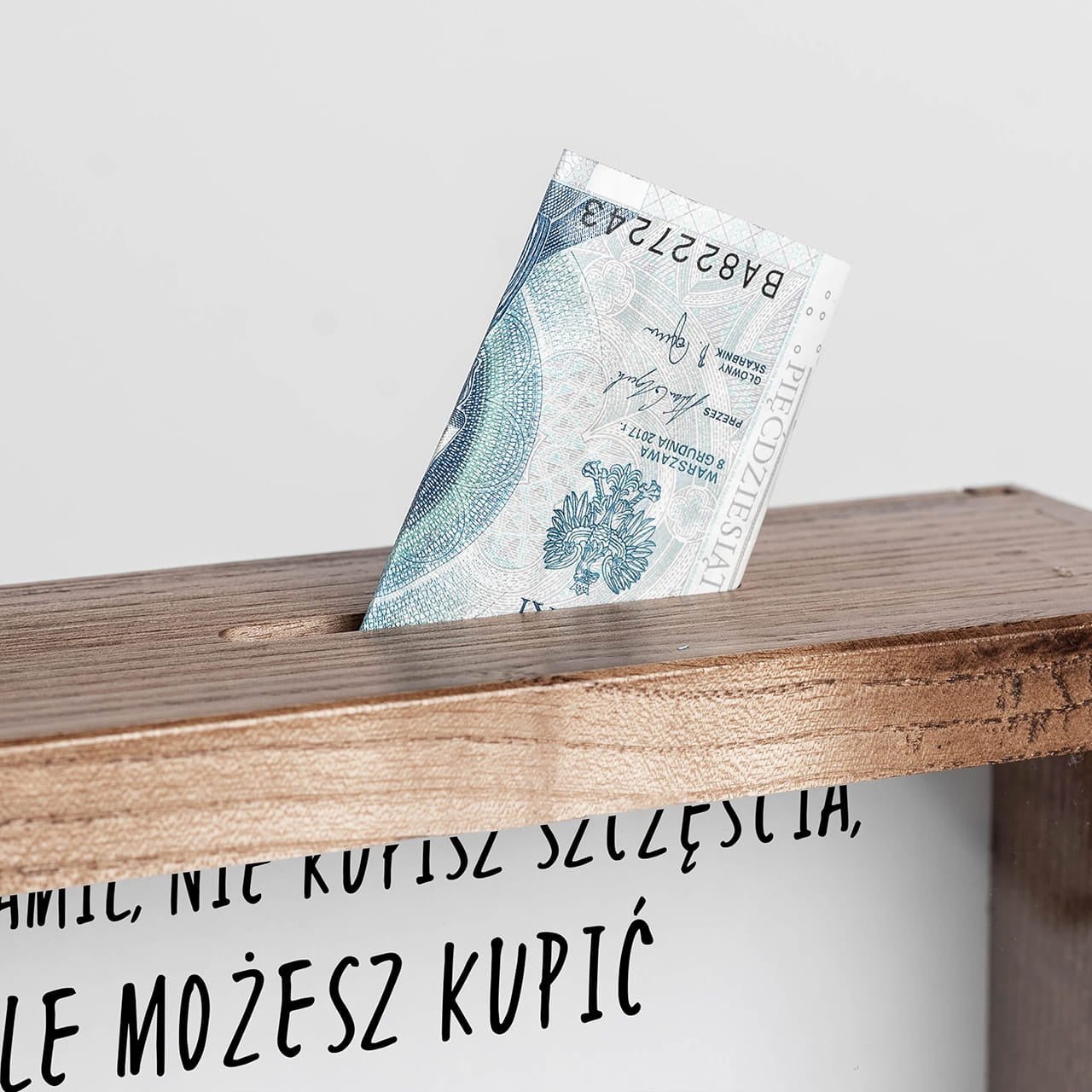 Duża skarbonka Zbieram na rower - personalizowany prezent dla rowerzysty prezent dla sportowca personalizowana skarbonka