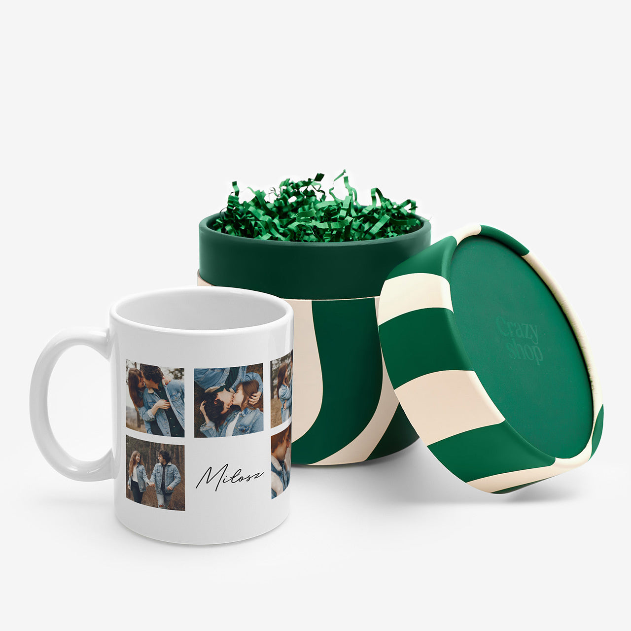 Personalizowany kubek w tubie - Najlepszy Chłopak - upominek na Dzień Chłopaka kubek dla chłopaka ze zdjęciem