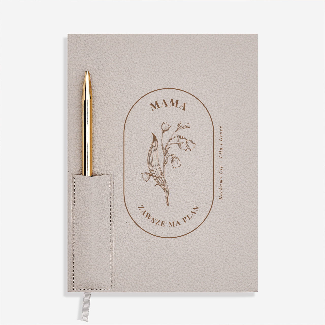 Personalizowany planner dla mamy - elegancki prezent na Dzień Mamy wyjątkowy prezent dla mamy na Dzień Mamy