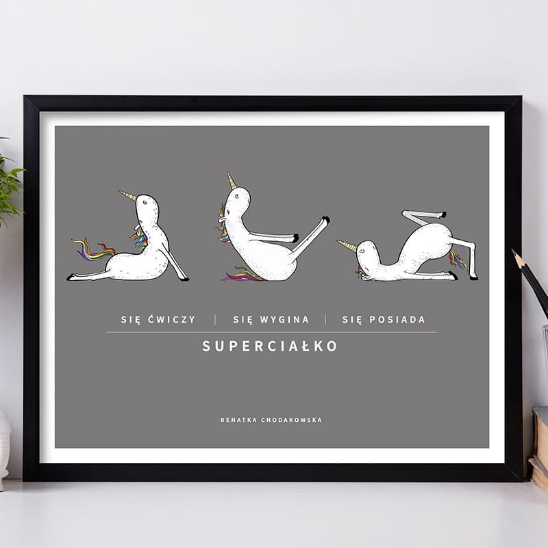 Śmieszny plakat dla przyjaciółki - superciałko