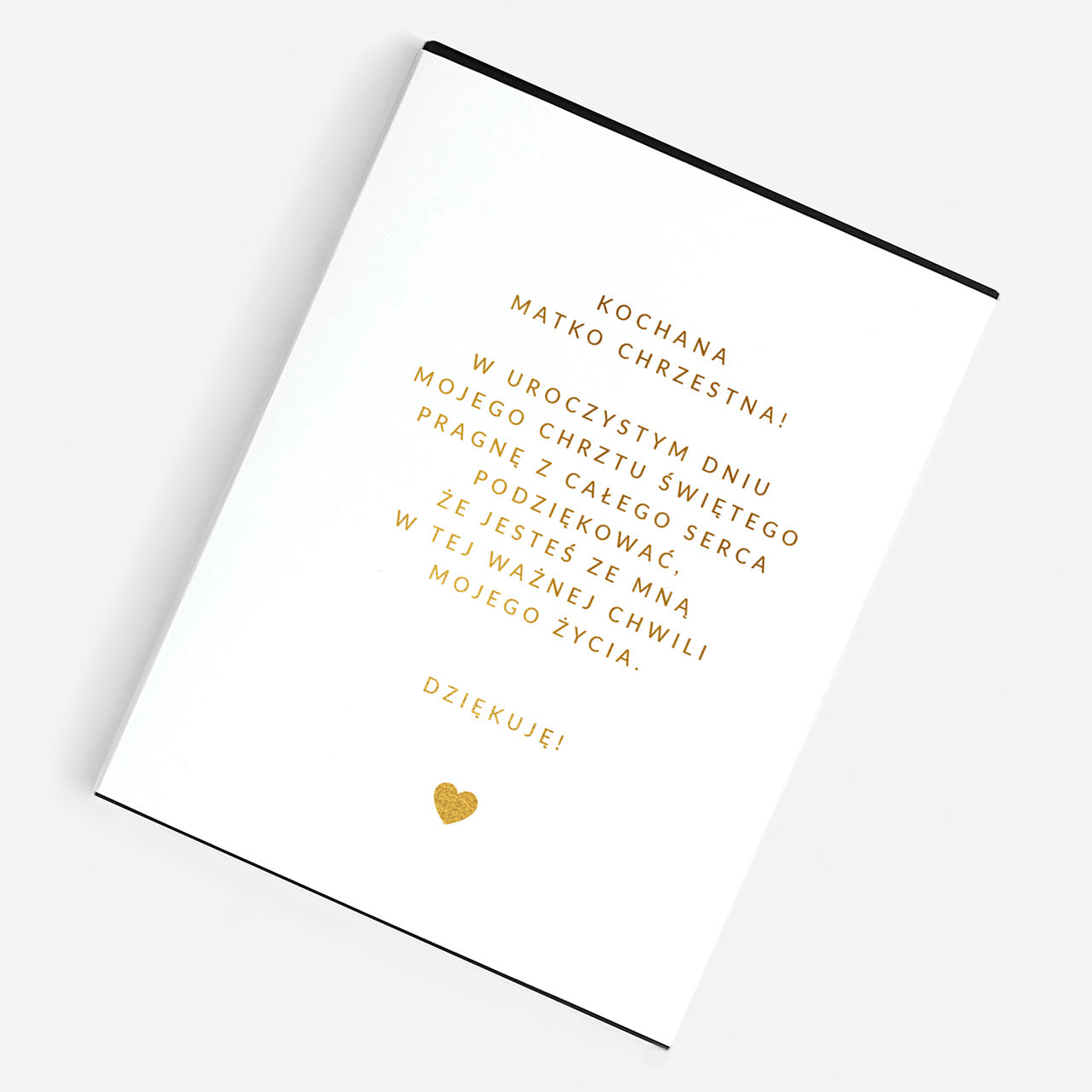 Czekoladki ze złoceniem na podziękowanie za obecność na Chrzcie