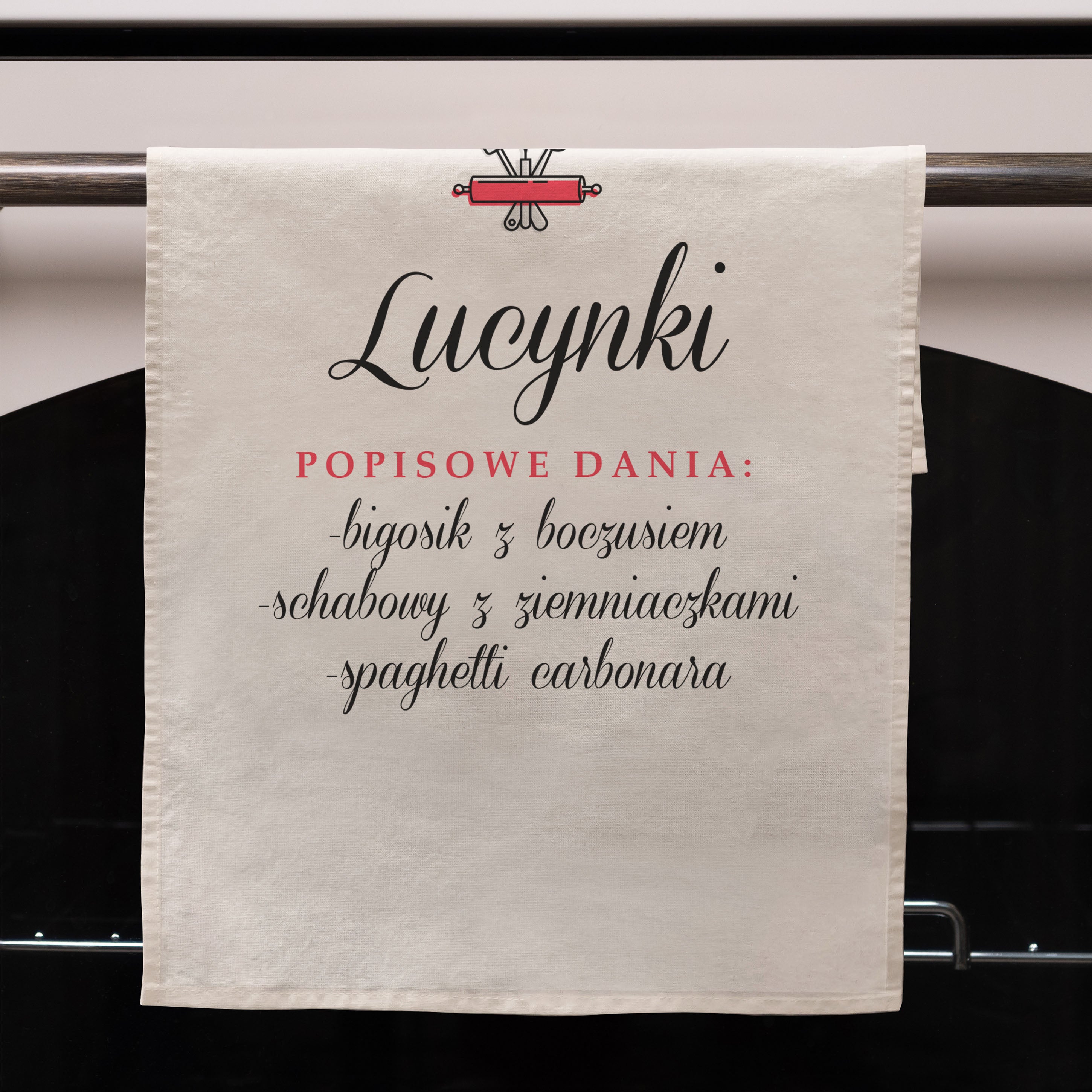 Kuchenny ręcznik na prezent - popisowe dania