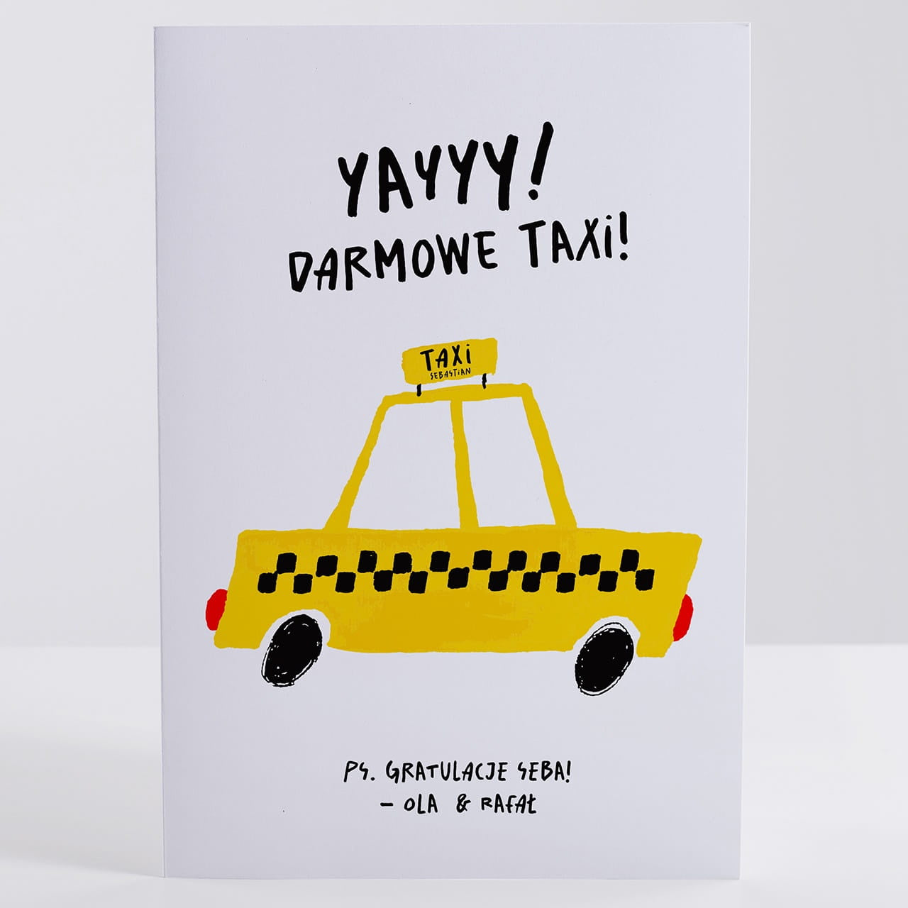 Kartka z gratulacjami - upominek z okazji zdania prawa jazdy gratulacje z okazji zdania prawa jazdy