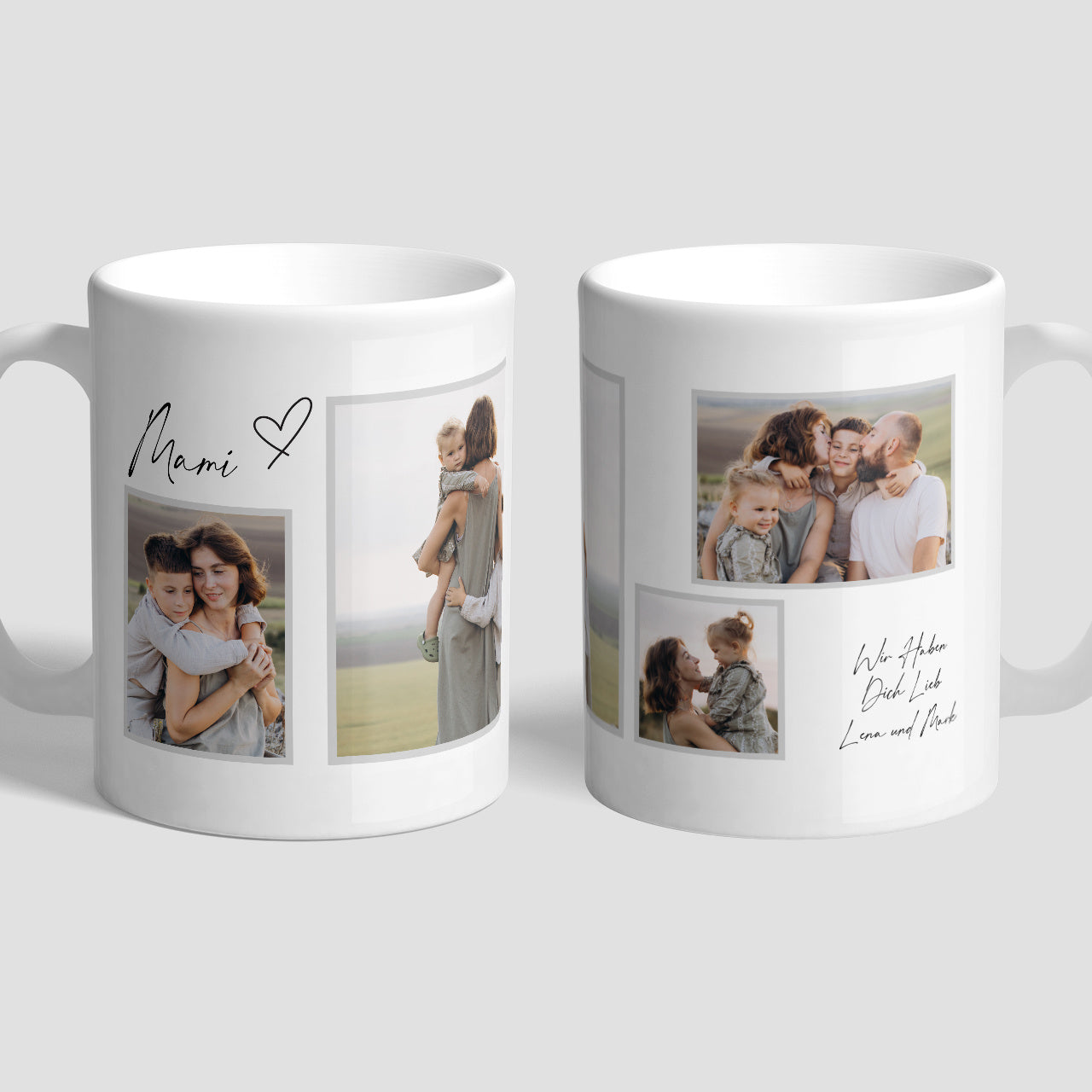 Becher zum Muttertag von den Kindern